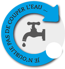 Couper l'eau avant installation