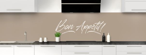 Crédence de cuisine Bon appétit couleur Mulot panoramique