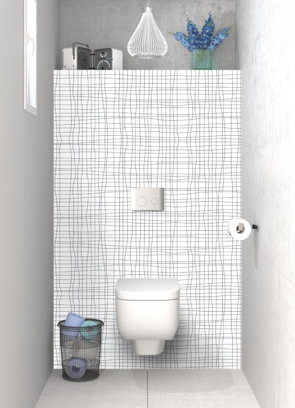 Panneau WC Stockholm couleur Gris anthracite