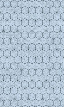 Crédence Carreaux de ciment hexagonaux