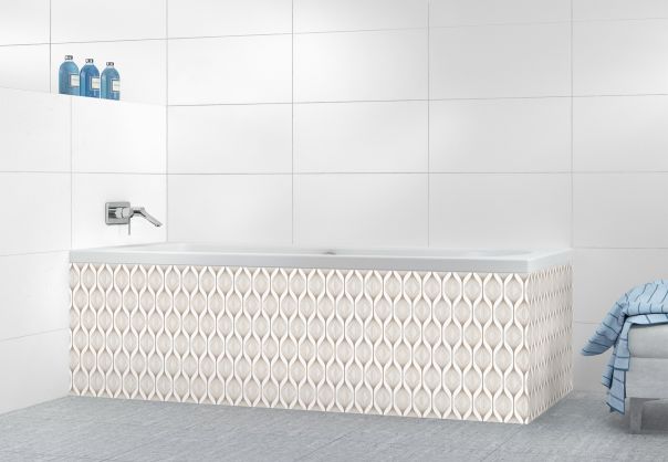 Panneau tablier de bain Rubans design couleur Mulot