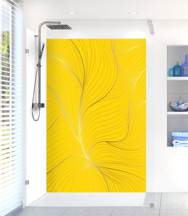 Panneau de douche Volupté couleur Mimosa