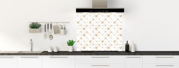 Crédence de cuisine Casablanca couleur Coquille d'oeuf fond de hotte