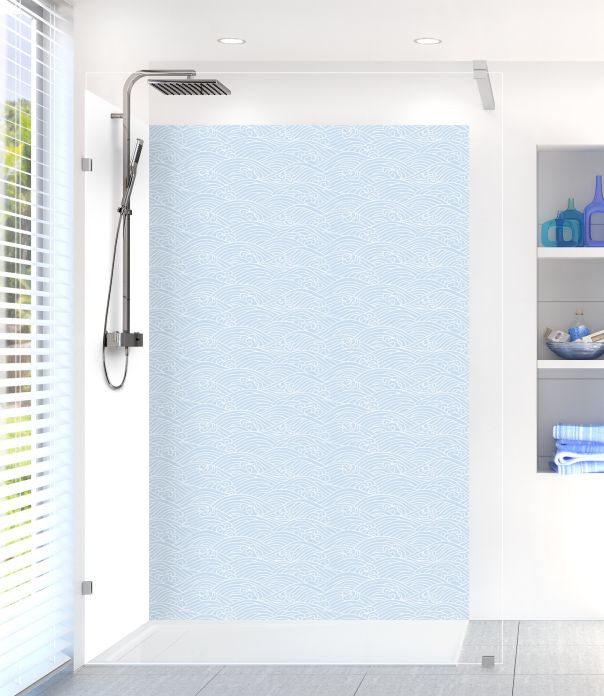 Panneau de douche Osaka couleur Bleu dragée