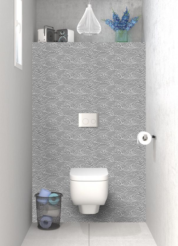 Panneau WC Osaka couleur Gris pierre