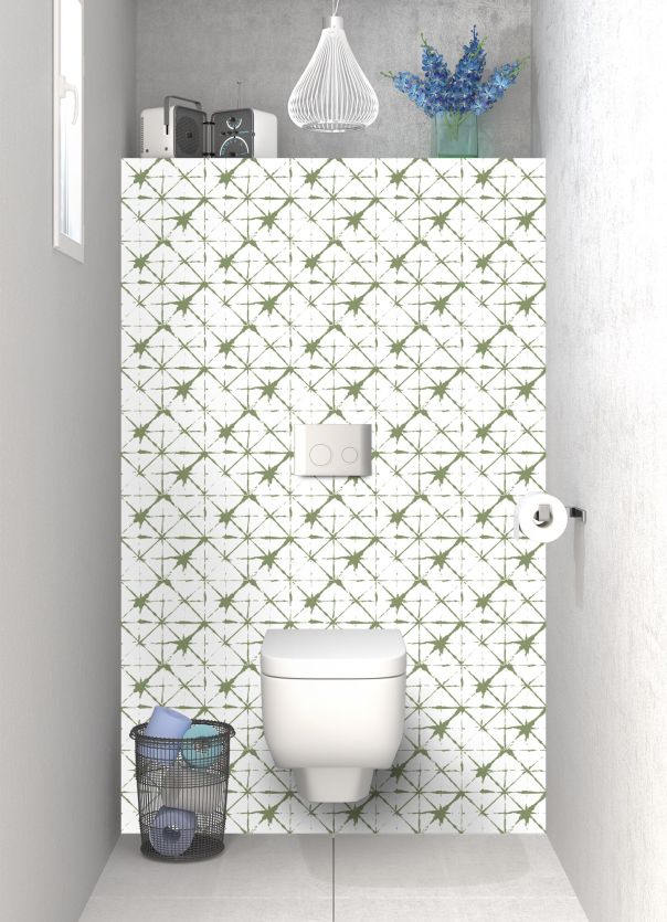 Panneau WC Casablanca couleur Vert sauge