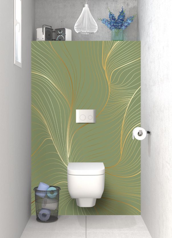 Panneau WC Volupté couleur Vert sauge