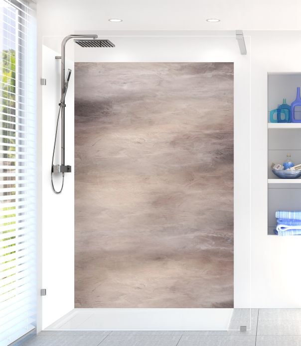 Panneau de douche Plaque d'acier motif inversé