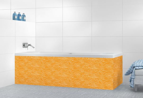 Panneau tablier de bain Osaka couleur Citrouille