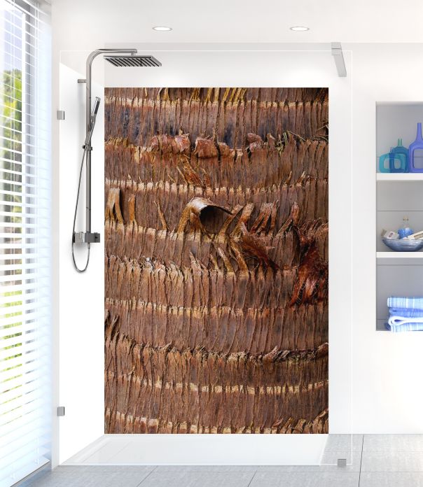 Panneau de douche Ecorce de palmier 2 motif inversé