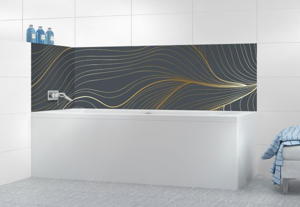 Panneau de bain Volupté couleur Gris anthracite