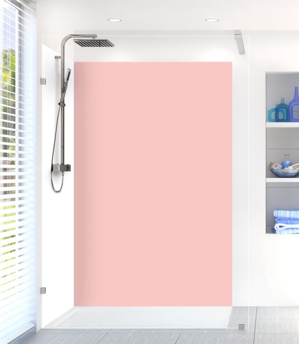 Panneau de douche Quartz rose
