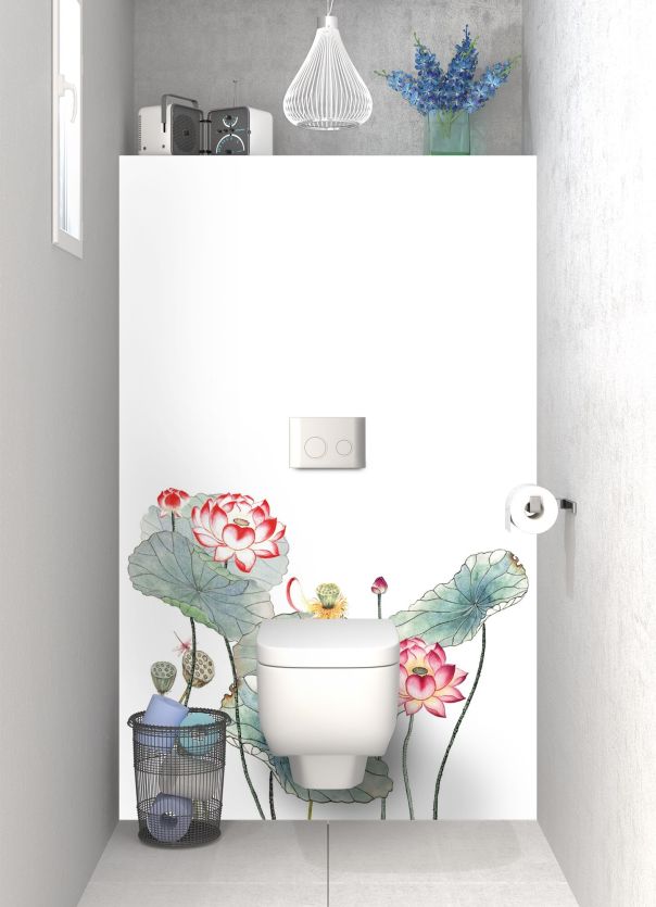 Panneau WC Zen motif inversé