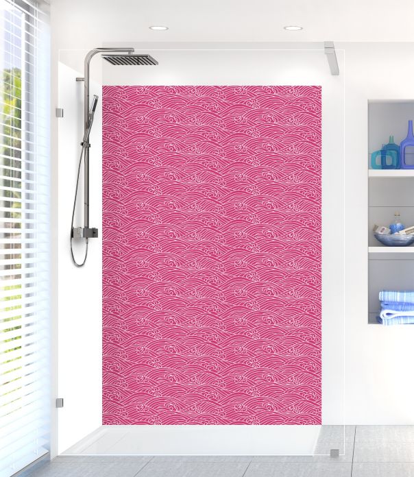 Panneau de douche Osaka couleur Saphir rose