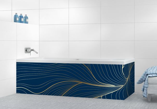 Panneau tablier de bain Volupté couleur Bleu nuit