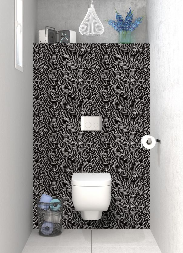 Panneau WC Osaka couleur Noir