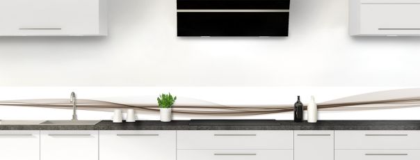 Crédence de cuisine Vaguelette couleur Mulot frise motif inversé