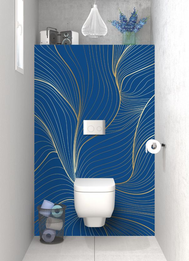 Panneau WC Volupté couleur Bleu électrique