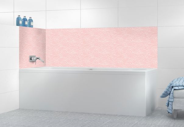 Panneau de bain Osaka couleur Quartz rose
