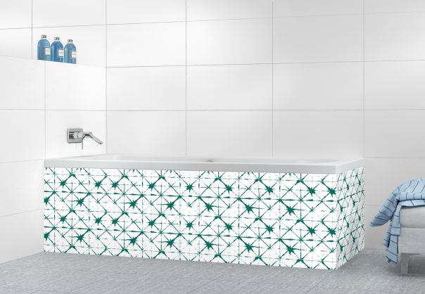 Panneau tablier de bain Casablanca couleur Vert jade