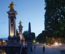 Crédence Paris Pont Alexandre III couleur