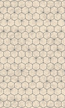 Crédence Carreaux de ciment hexagonaux