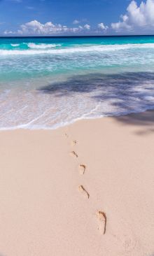 Crédence Les pieds dans le sable