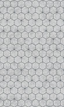 Crédence Carreaux de ciment hexagonaux