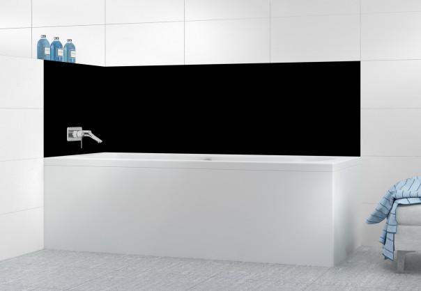 Panneau de bain Noir profond