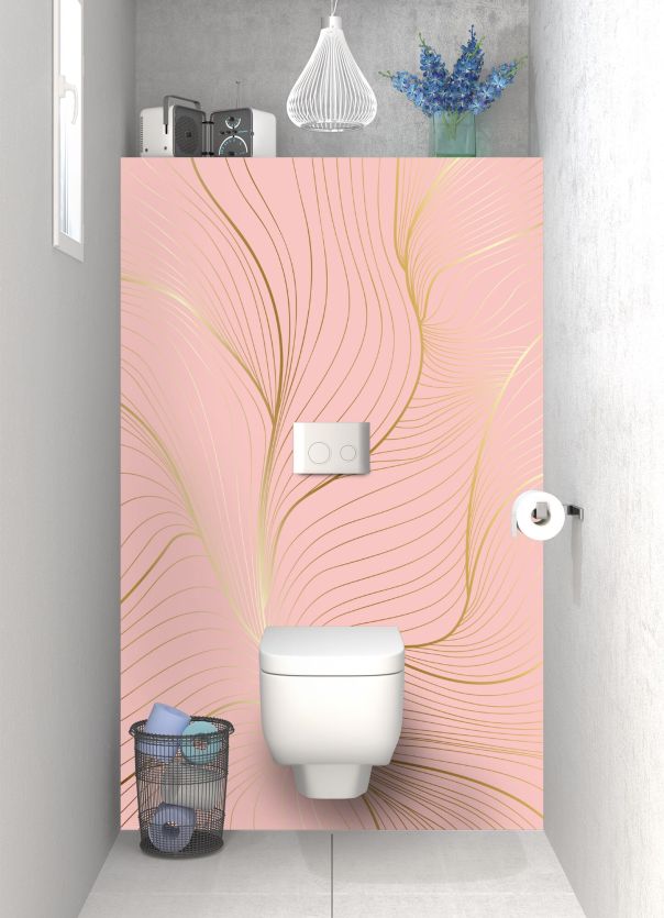 Panneau WC Volupté couleur Quartz rose