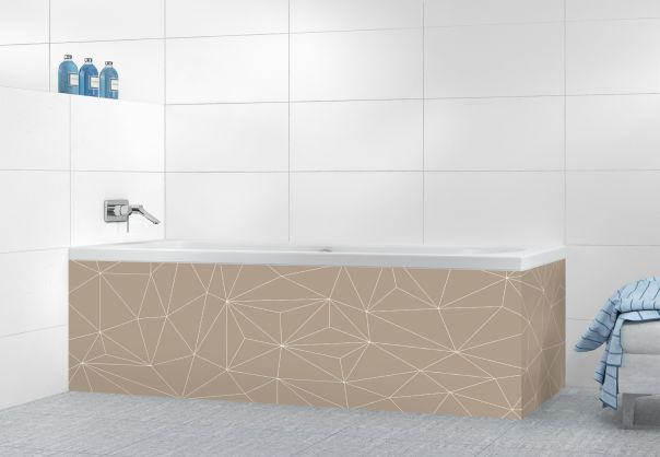 Panneau tablier de bain Constellation couleur Mulot motif inversé