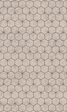 Crédence Carreaux de ciment hexagonaux