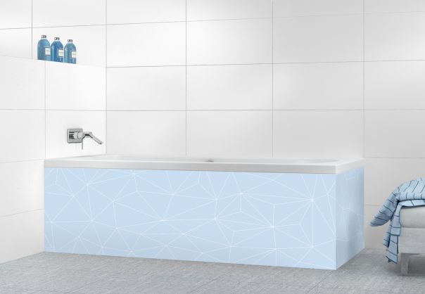 Panneau tablier de bain Constellation couleur Bleu dragée