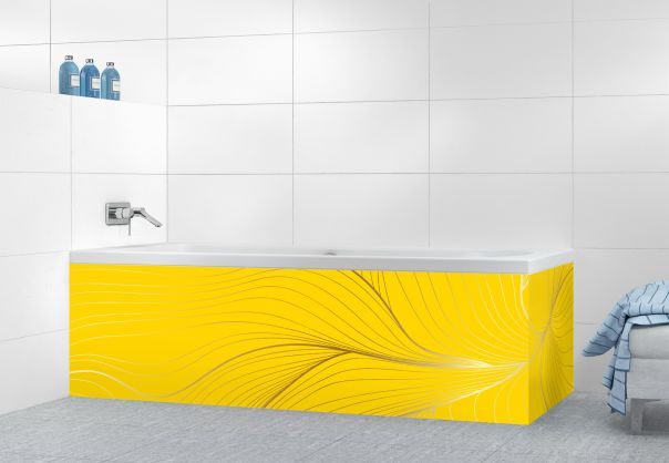 Panneau tablier de bain Volupté couleur Mimosa