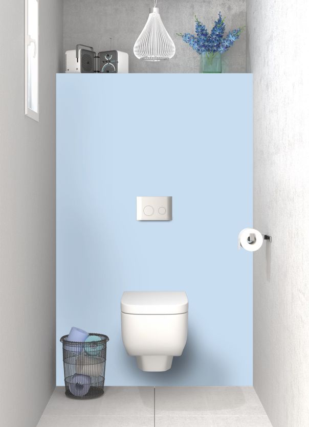 Panneau WC Bleu dragée