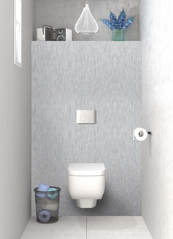 Panneau WC Alu-Inox