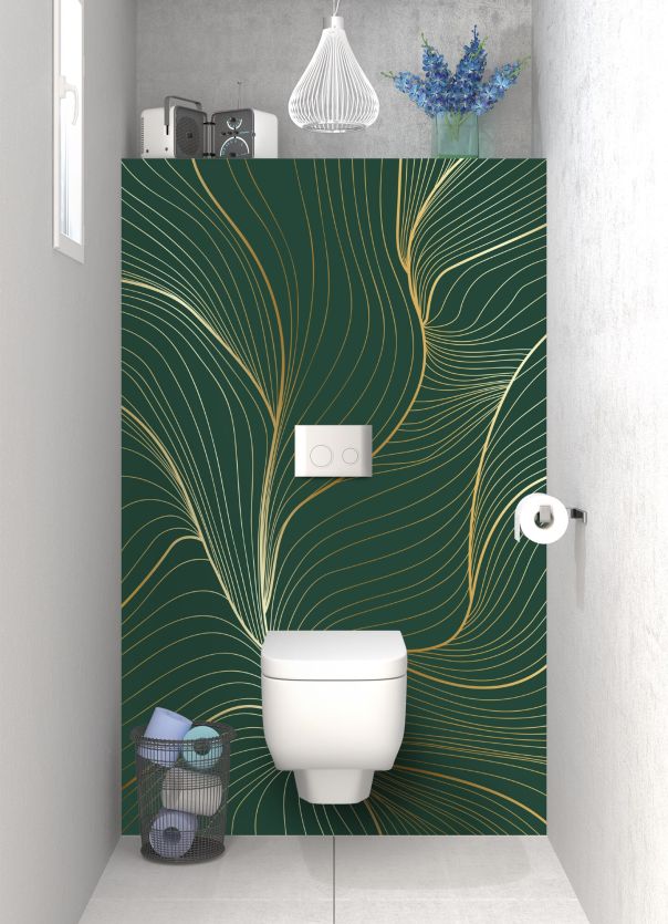 Panneau WC Volupté couleur Vert avocat