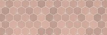 Crédence Carreaux de ciment hexagonaux blush