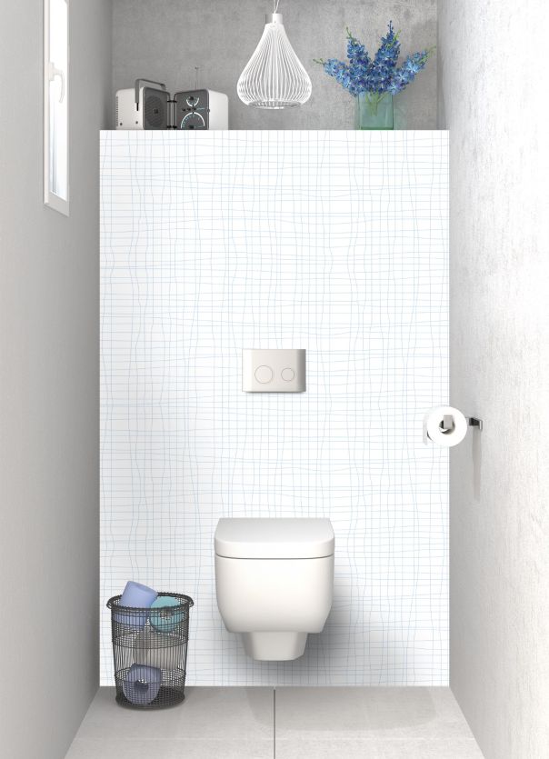 Panneau WC Stockholm couleur Bleu dragée