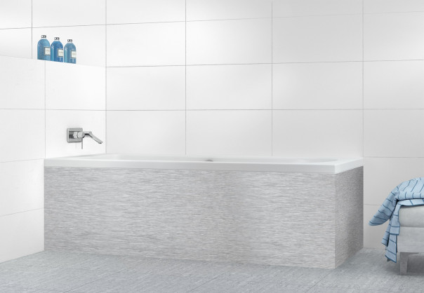 Panneau tablier de bain Alu-Inox
