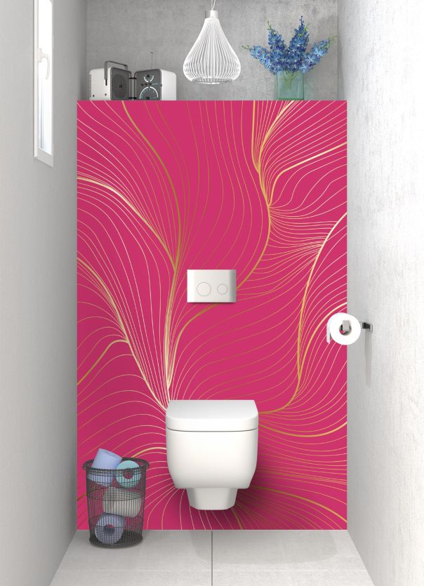 Panneau WC Volupté couleur Saphir rose