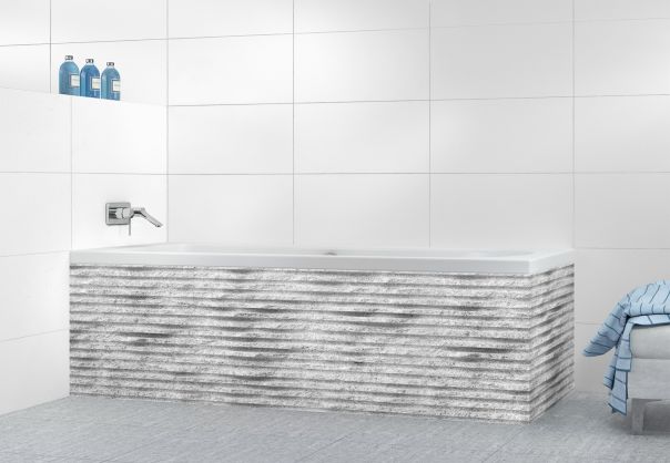 Panneau tablier de bain Pierre taillée