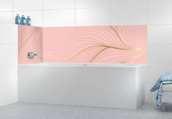 Panneau de bain Volupté couleur Quartz rose