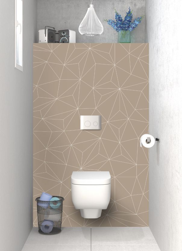 Panneau WC Constellation couleur Mulot motif inversé