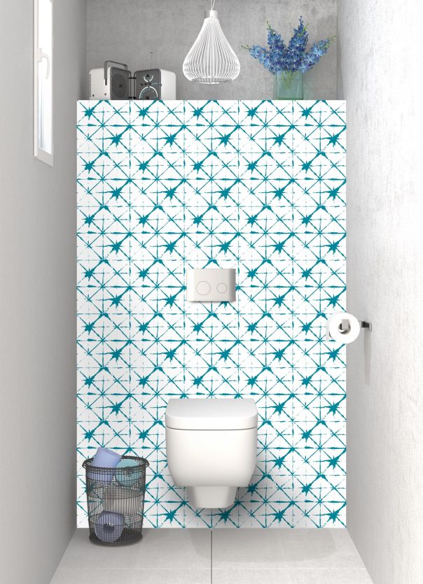 Panneau WC Casablanca couleur Bleu paon