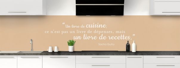 Crédence de cuisine Livre de recettes couleur Coquille d'oeuf panoramique