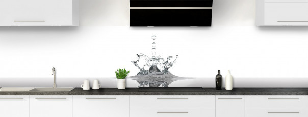Crédence de cuisine Goutte d'eau panoramique