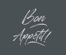 Crédence Bon appétit