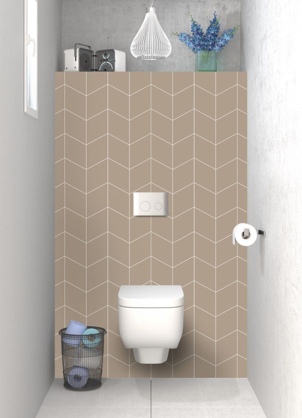 Panneau WC Origami couleur Mulot