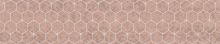 Crédence Carreaux de ciment hexagonaux rose